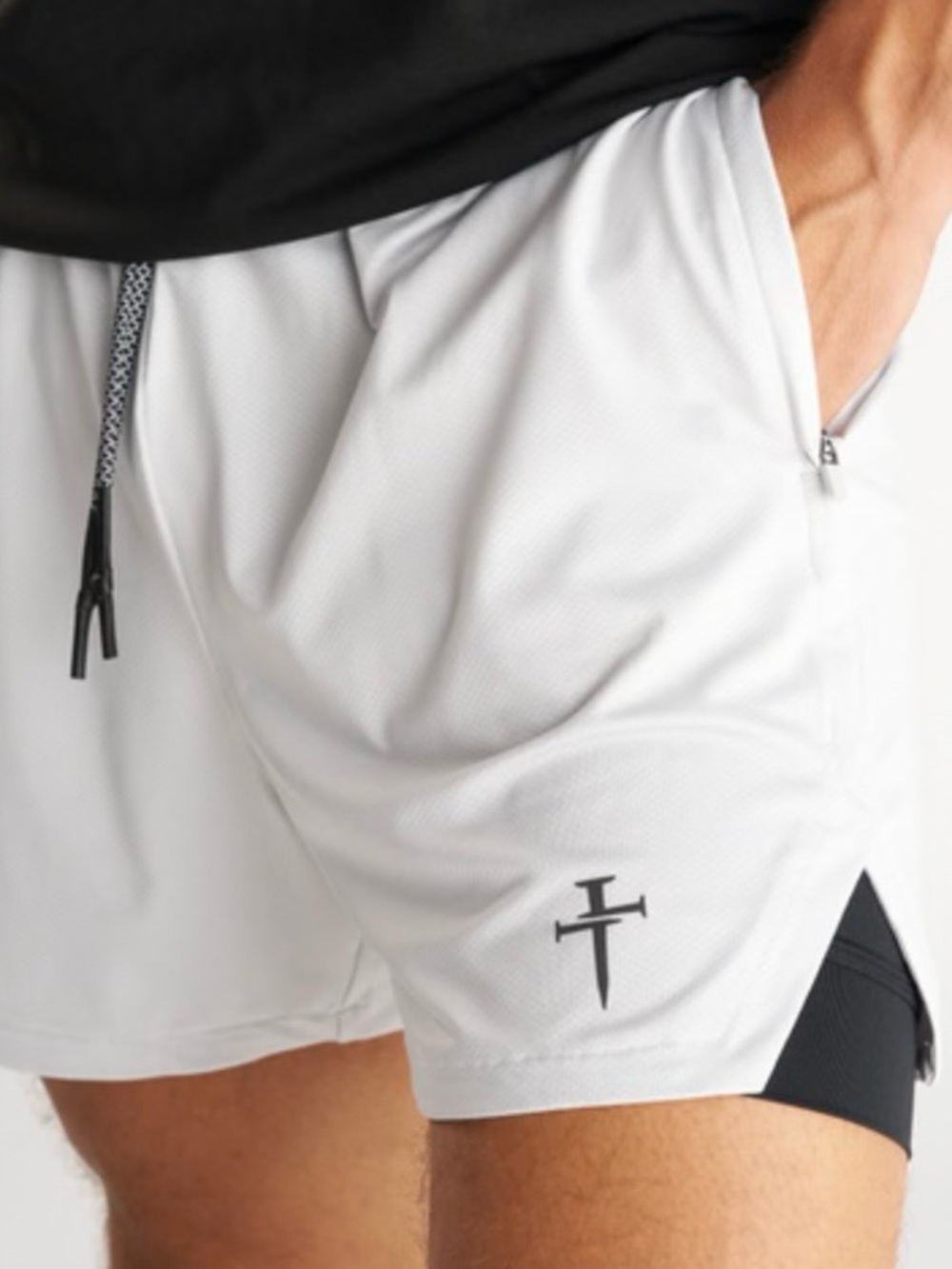Three Nails Pro Tech 2.0 Liner Shorts 5” Stone XL